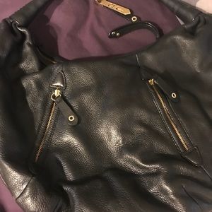 Black cole haan hobo bag